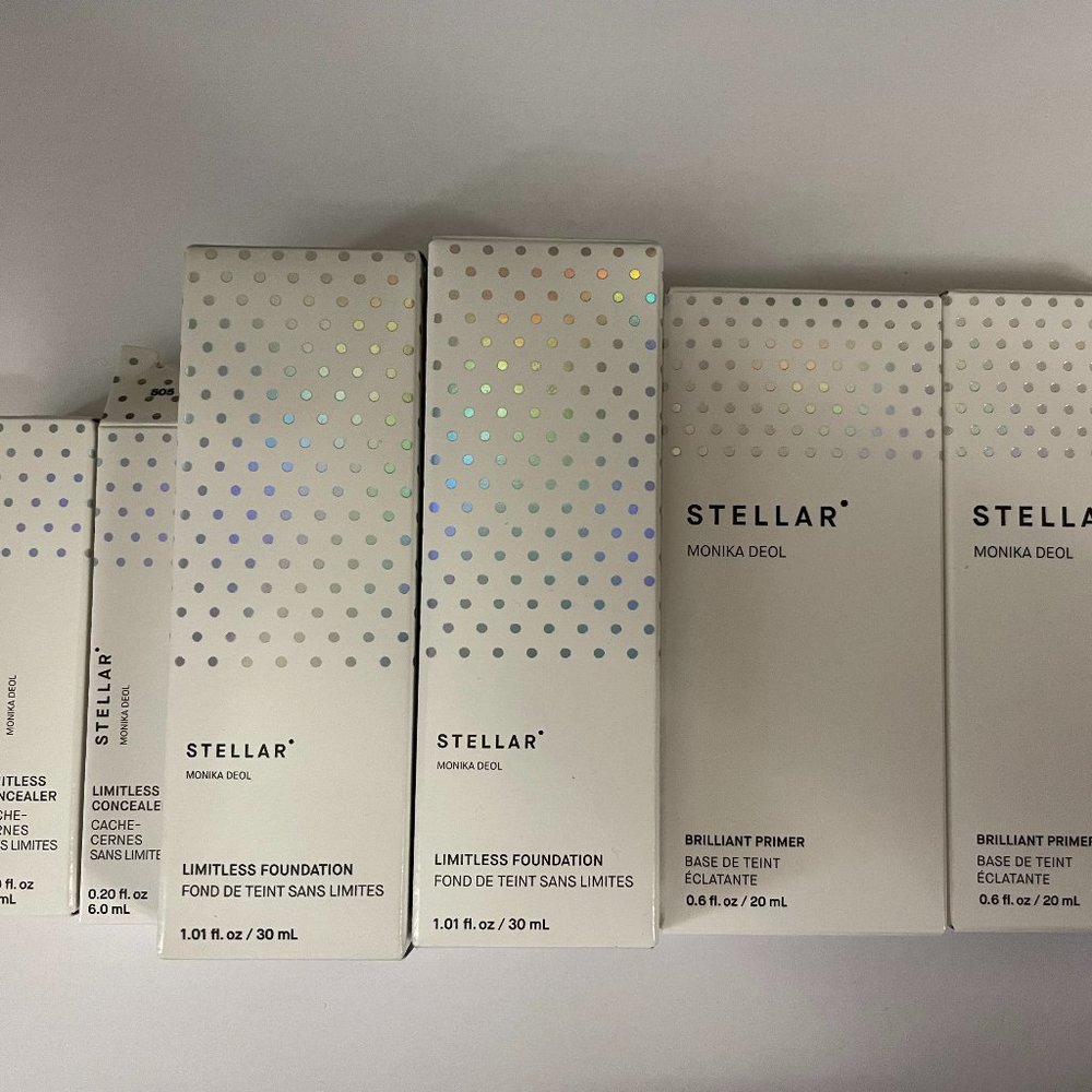 FREE W/PURCHASE NIB Stellar Beauty Limitless Foundation Concealer Primer